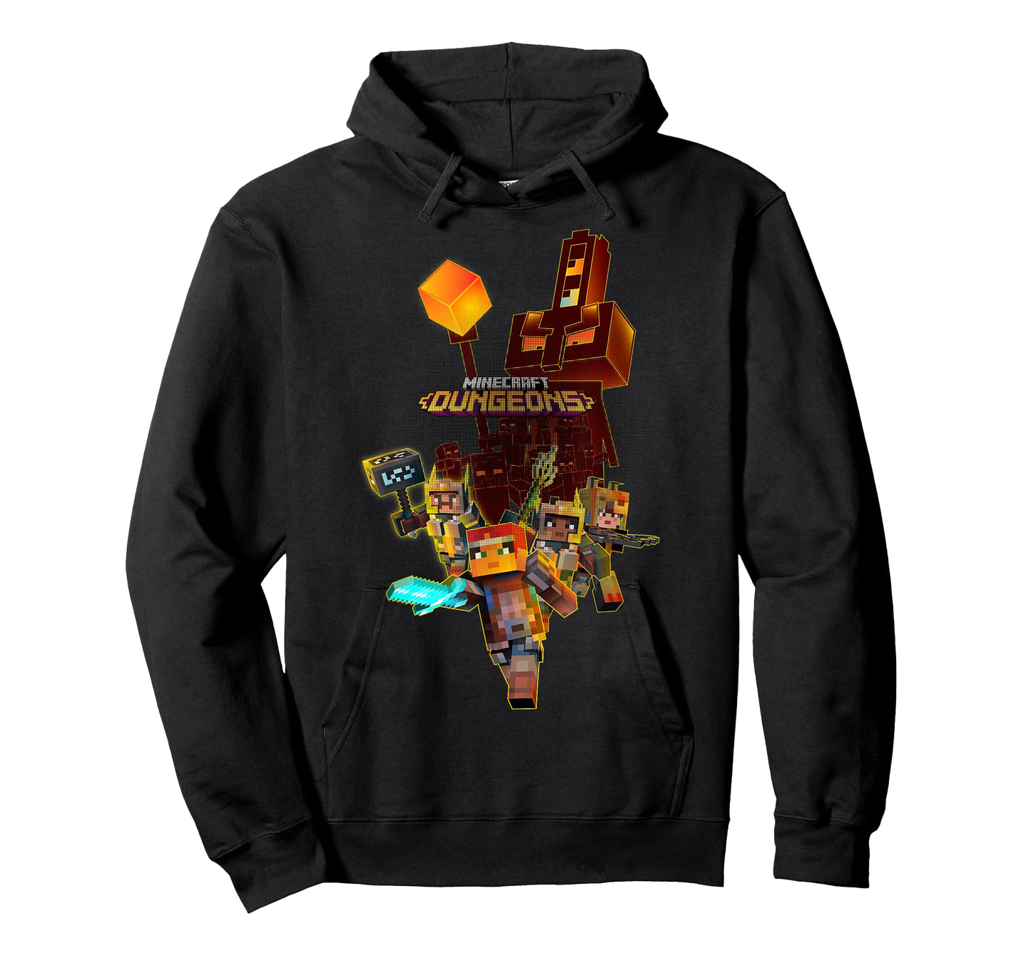 Minecraft Dungeons Group Fighters Poster T-Shirt
