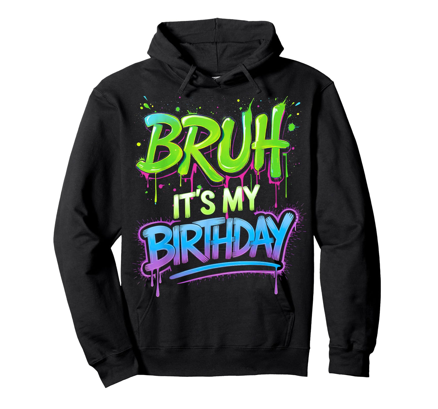 Bruh It's My Birthday Funny Birthday Boy Teen Gamer Meme T-Shirt