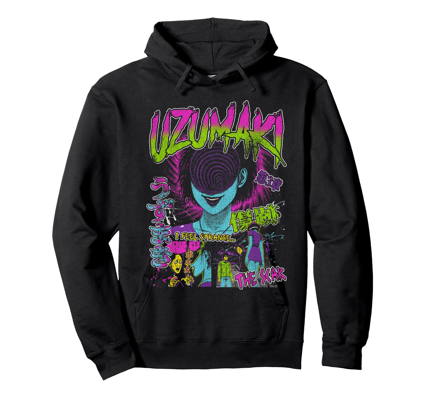 Uzumaki Junji Ito Spiral Girl Horror Manga T-Shirt