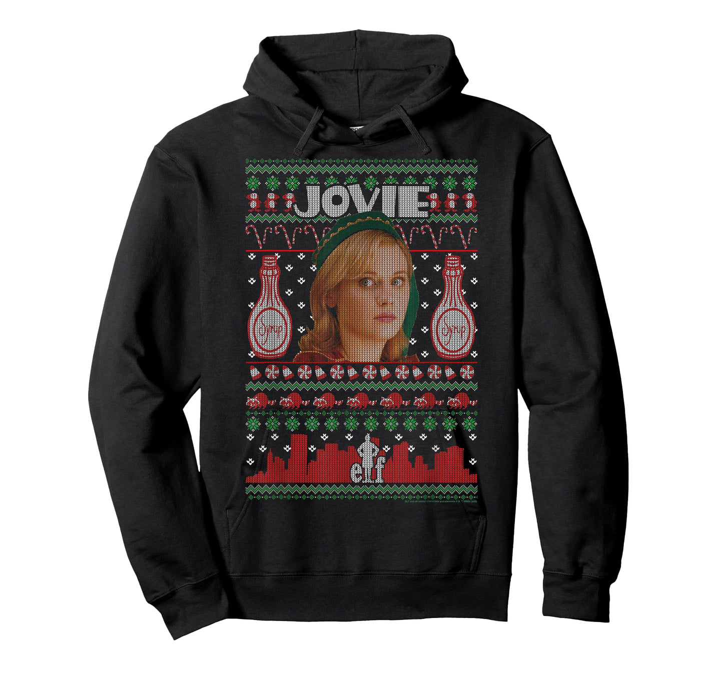 Elf Jovie Ugly Christmas Sweater T-Shirt