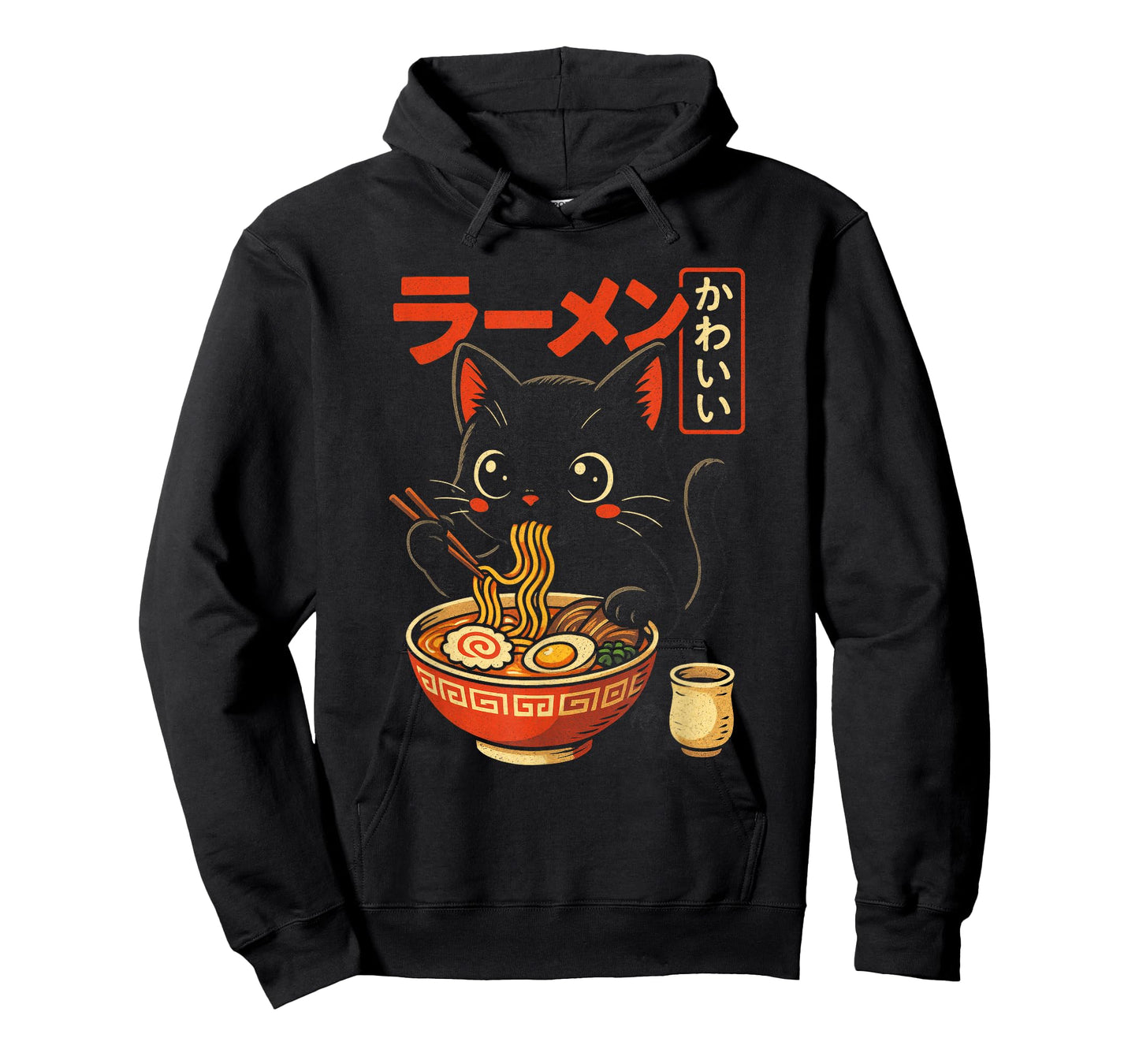 Cat Ramen Vintage Aesthetic T-Shirt