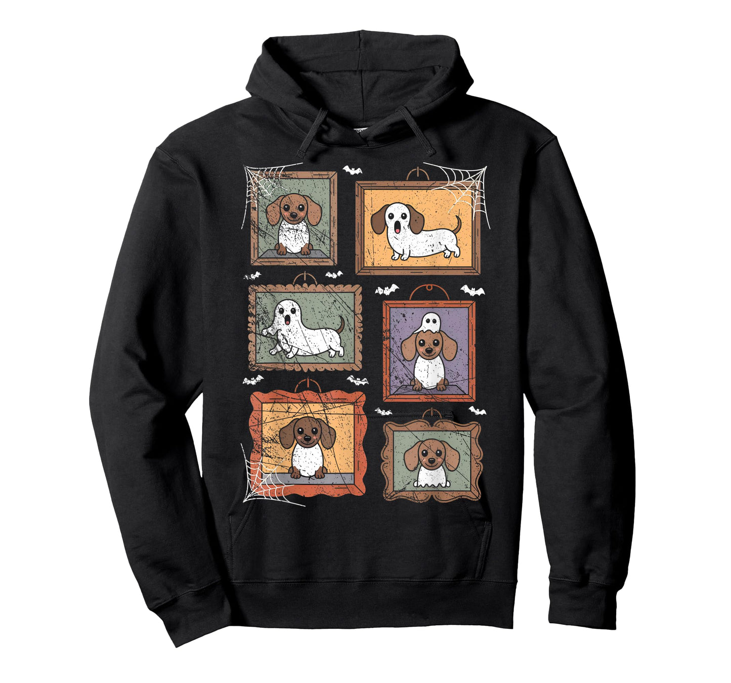Dog in Ghost Costume Funny Halloween Puppy Lover T-Shirt