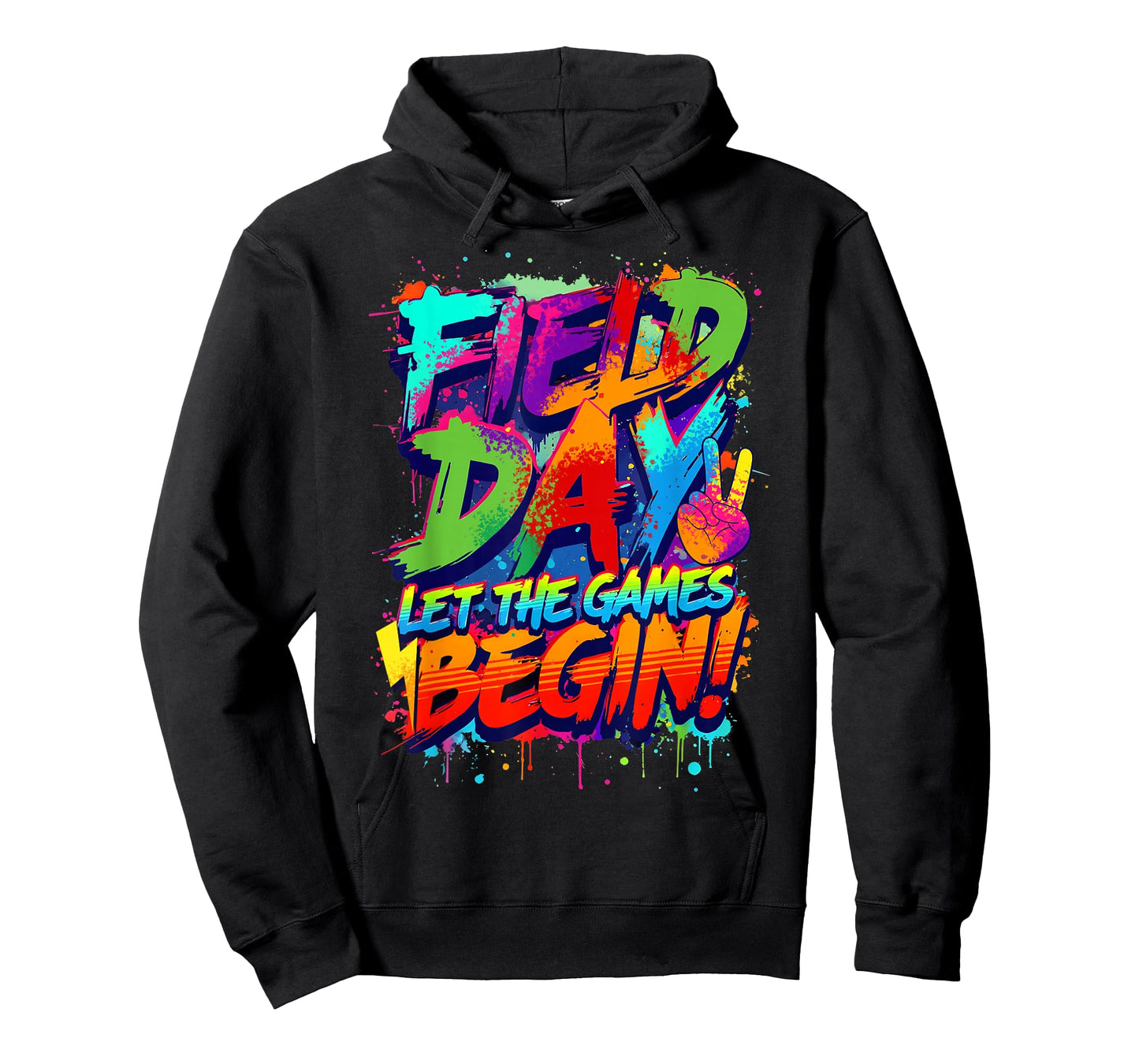 Field Day 2025 Colorful Let The Games Begin Field Trip T-Shirt
