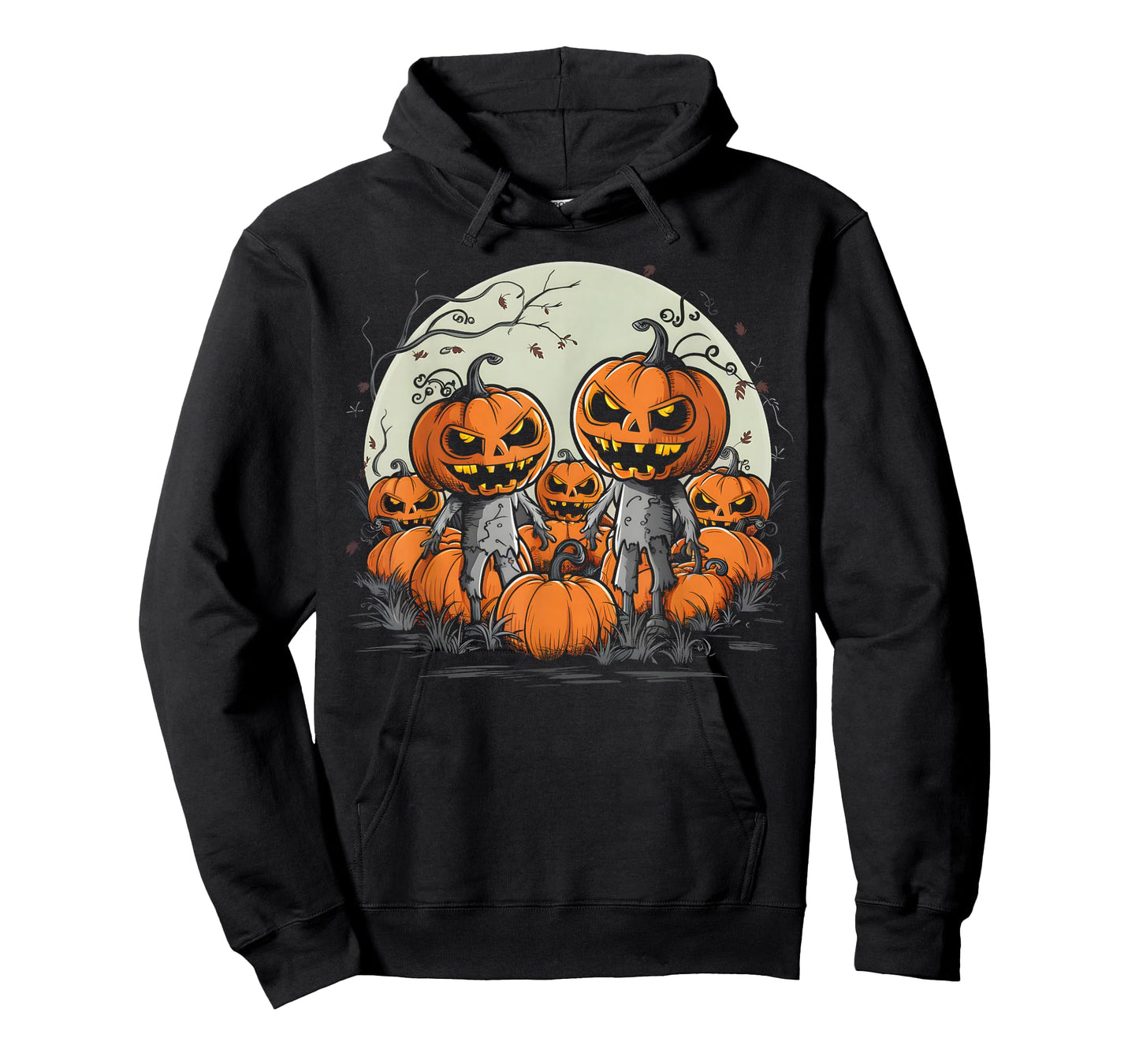 Spooky Zombie Pumpkins eerie Halloween T-Shirt