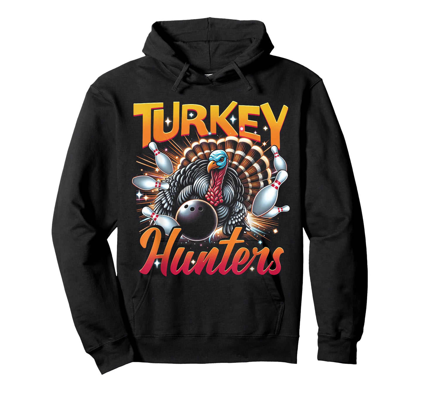 Bowling Turkey Hunters Bowling Team For Bowler Sport Animal T-Shirt