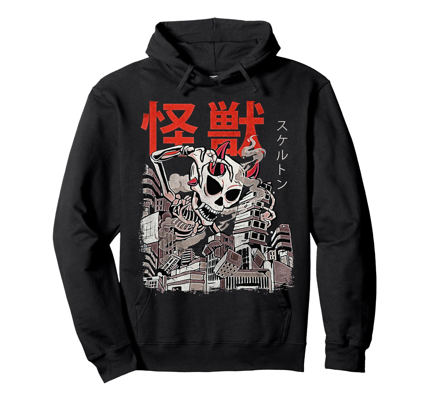 Kaiju Skeleton Japanese Monster Anime Halloween スケルトン T-Shirt