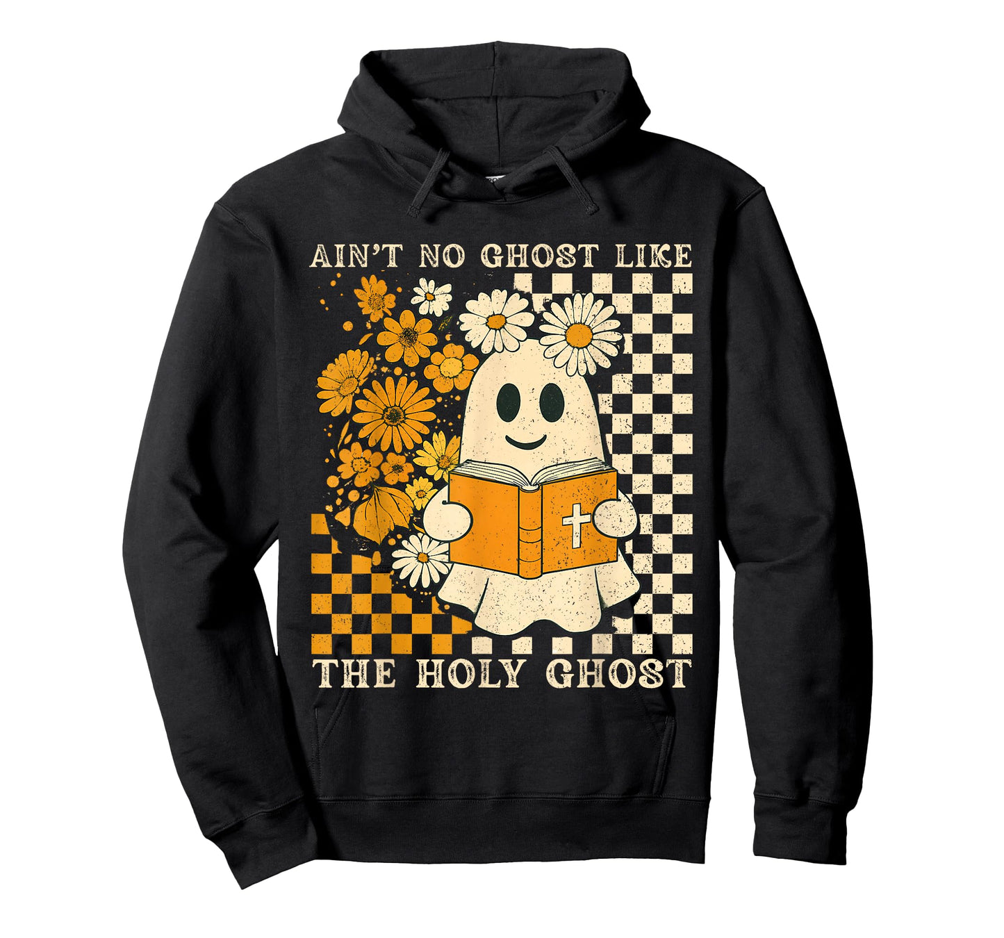 Ain't No Ghost Like Ghost Christian Floral Ghost Halloween T-Shirt