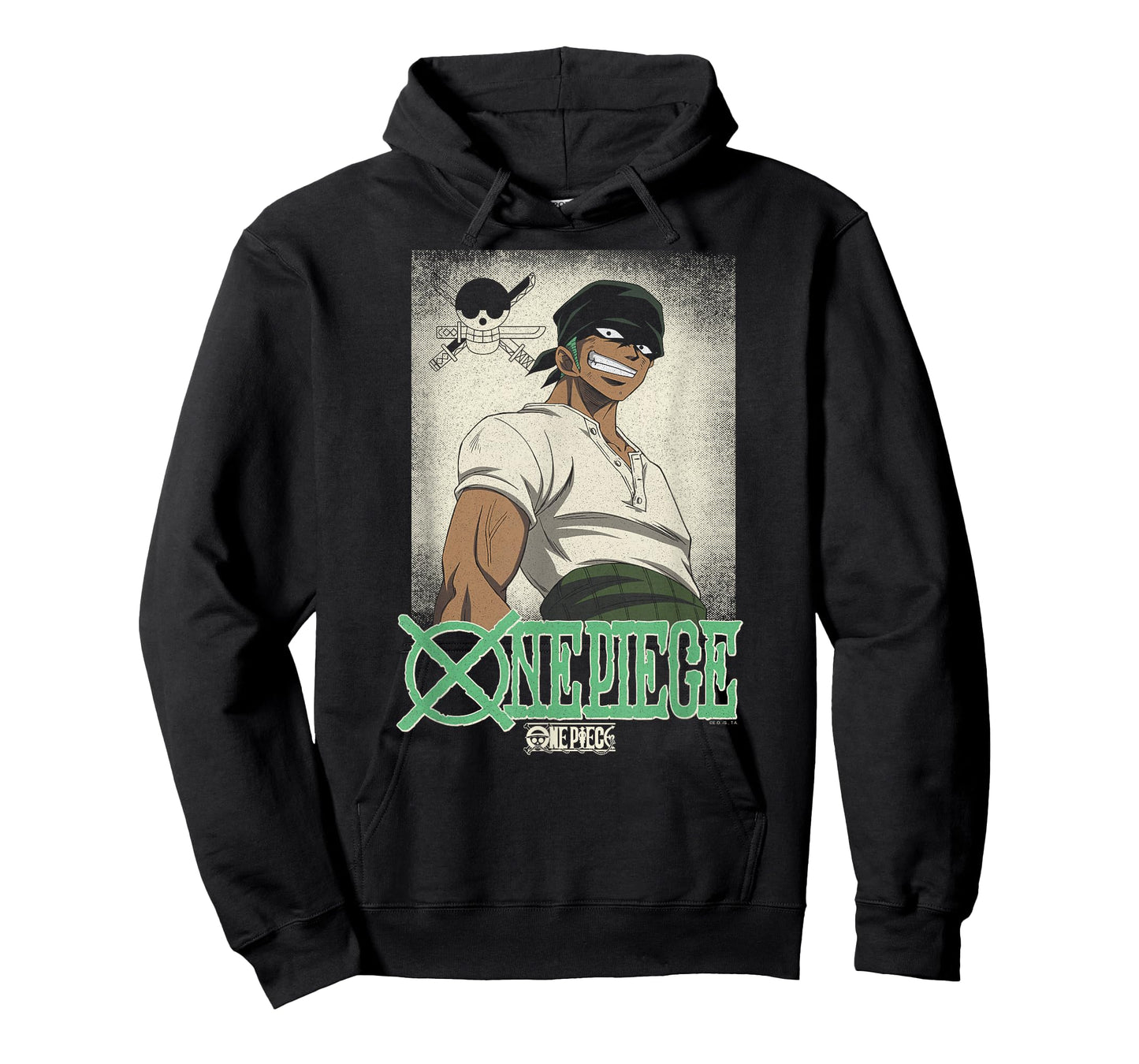 One Piece Anime Vintage Illustration Roronoa Zoro T-Shirt