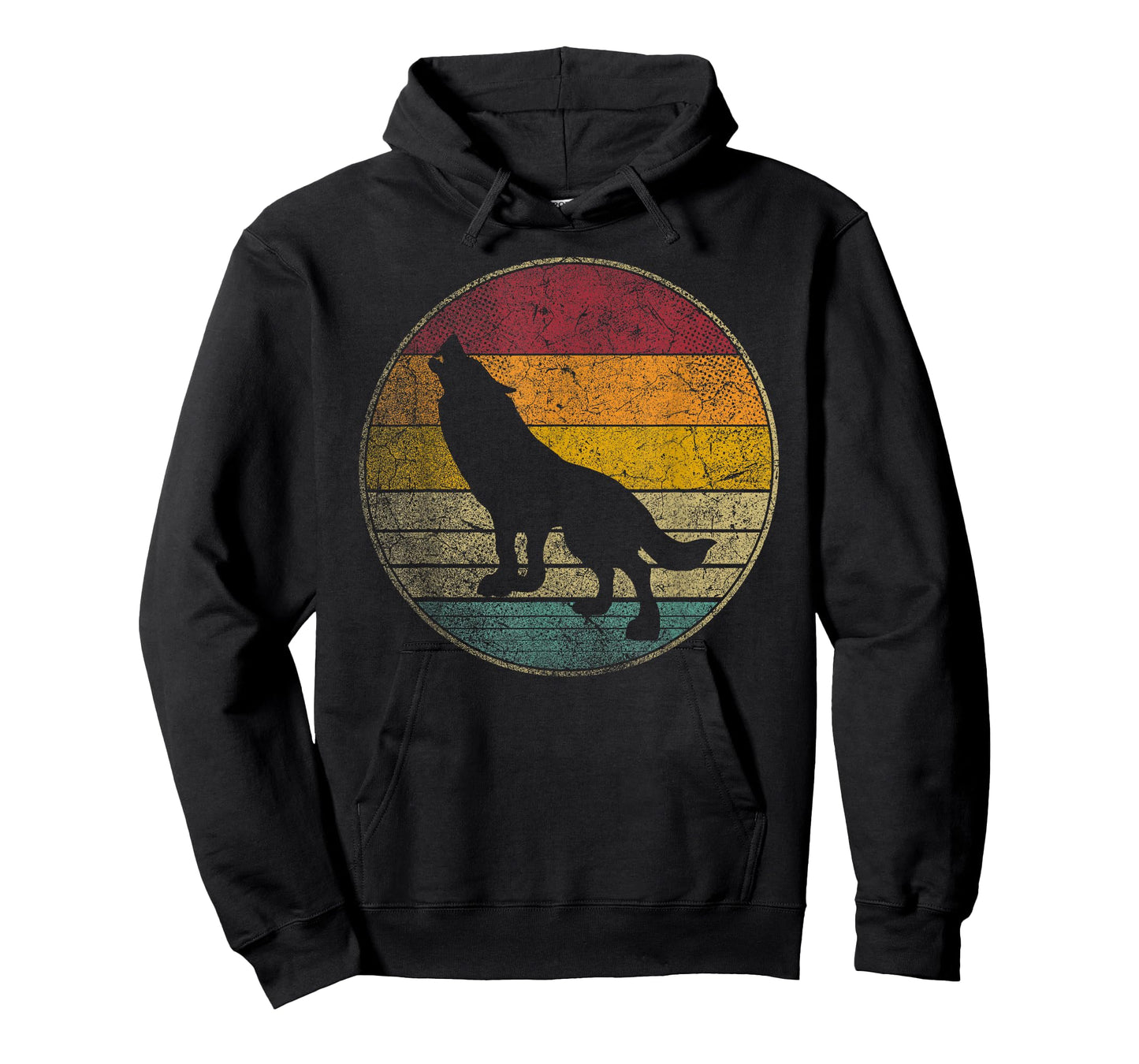 Wolf Wolves Shirt Love Sun Retro Vintage 70s 80s 90s Gift T-Shirt
