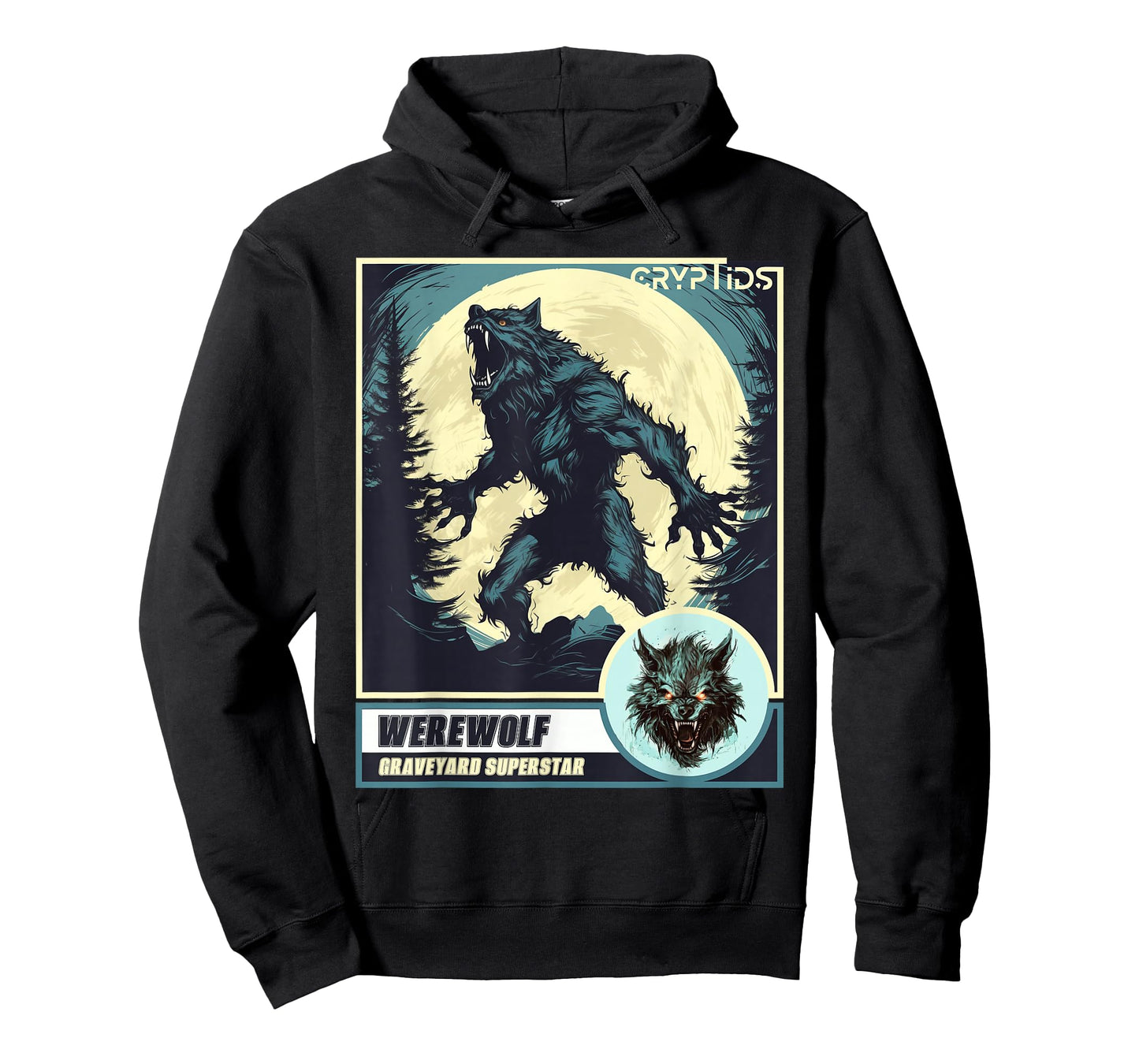 Scary Werewolf Howling at The Moon T-Shirt
