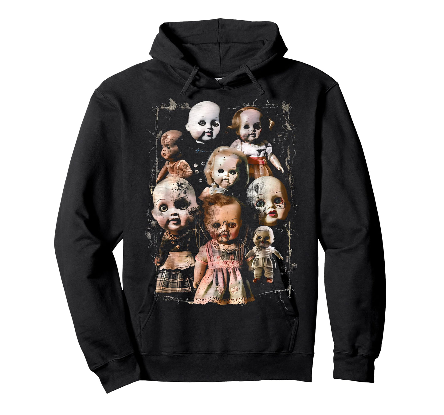 Creepy Dolls Haunted Possessed Horror Movie Goth Alt Scary T-Shirt