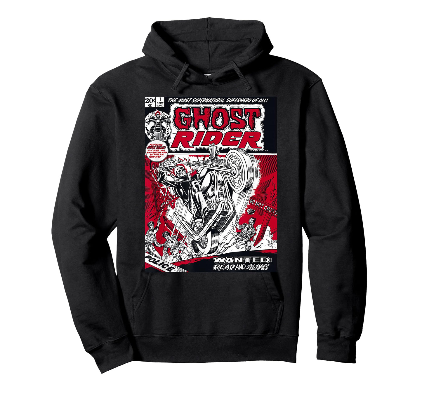 Marvel Ghost Rider Comic Book Cover Print T-Shirt