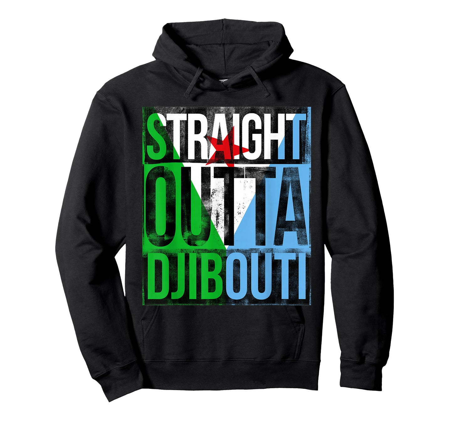 Straight Outta Djibouti Great Travel & Gift Idea T-Shirt T-Shirt