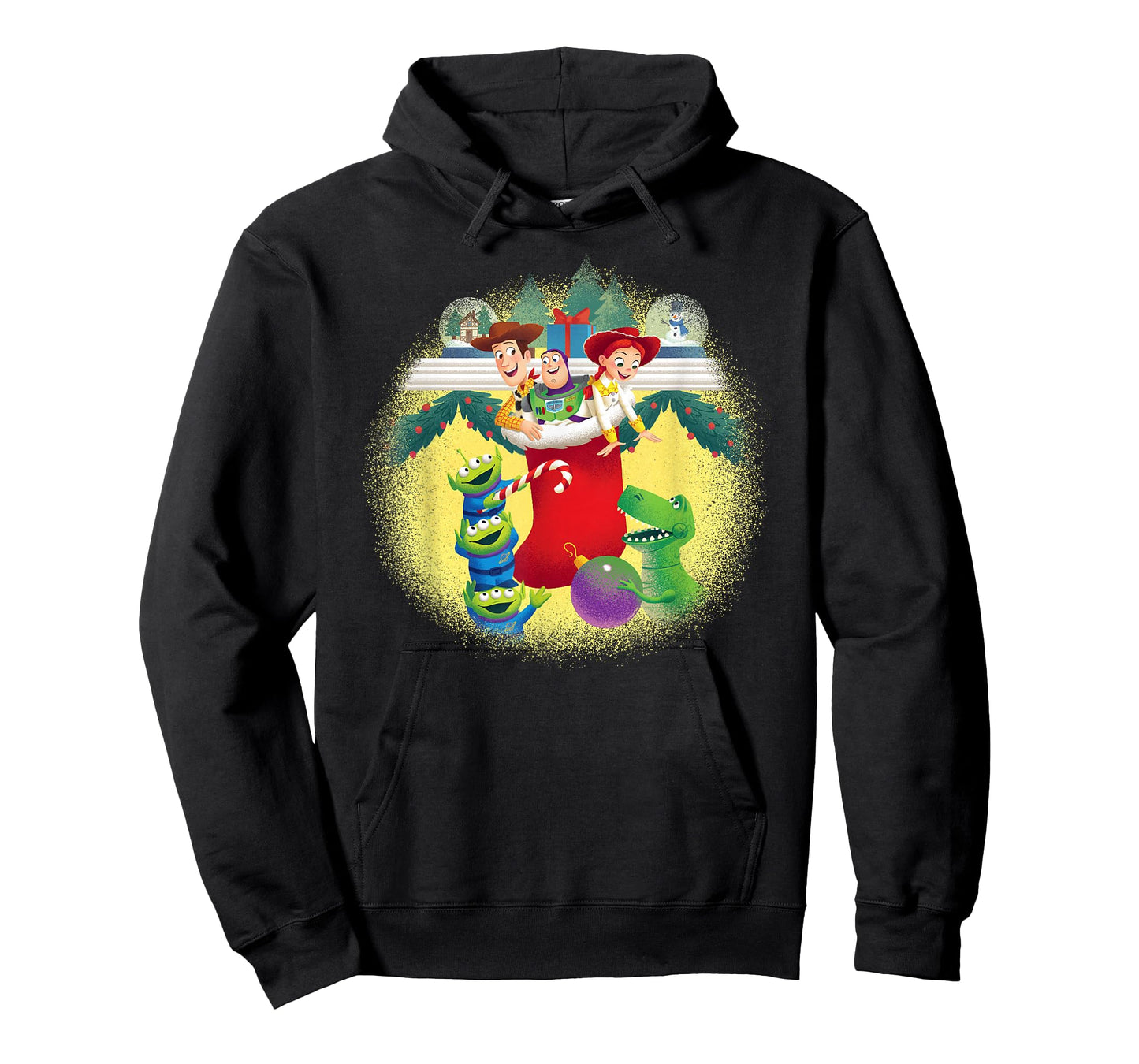 Disney PIXAR Toy Story Woody, Jessie, Buzz & Aliens Holiday T-Shirt