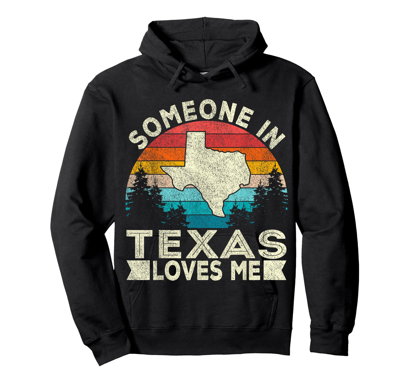 Someone in Texas Loves Me Retro Texas T-Shirt
