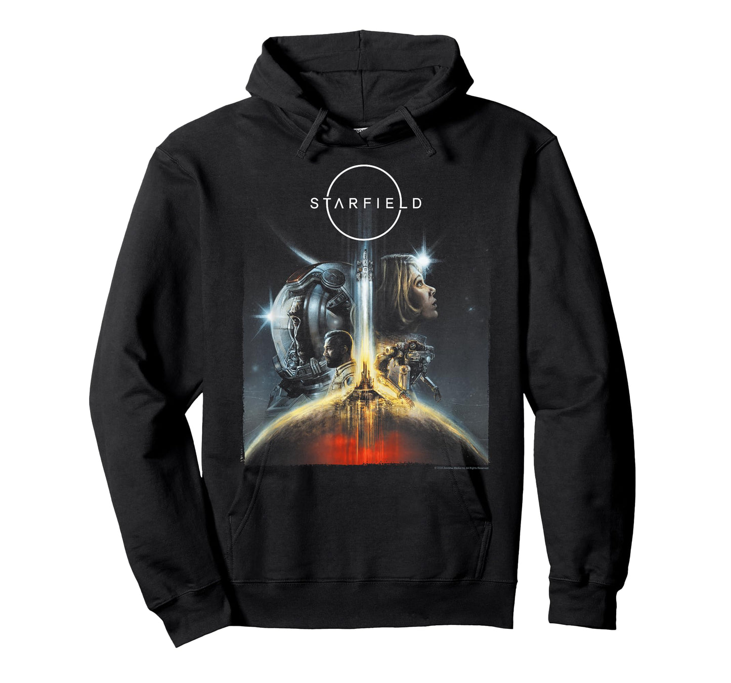 Starfield Cover Art Characters Video Game T-Shirt