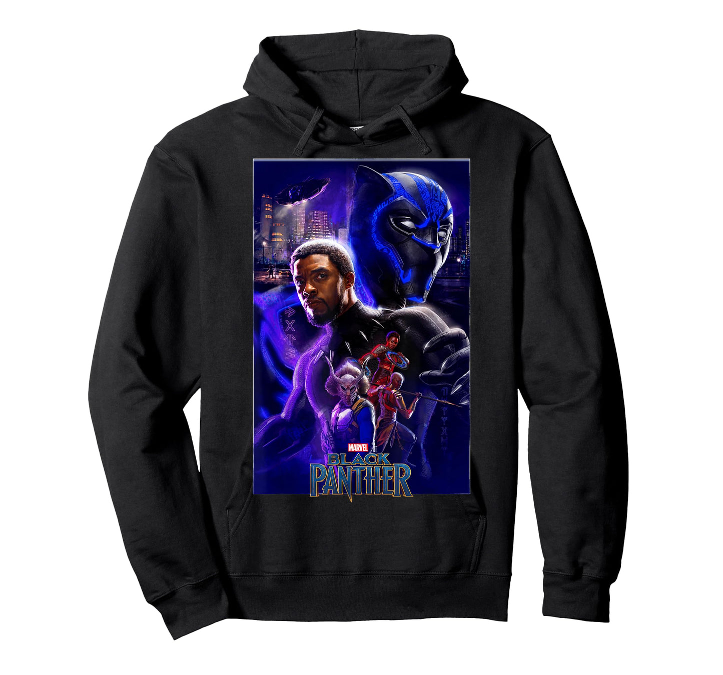 Marvel Black Panther Movie Wakanda Purple Poster T-Shirt T-Shirt