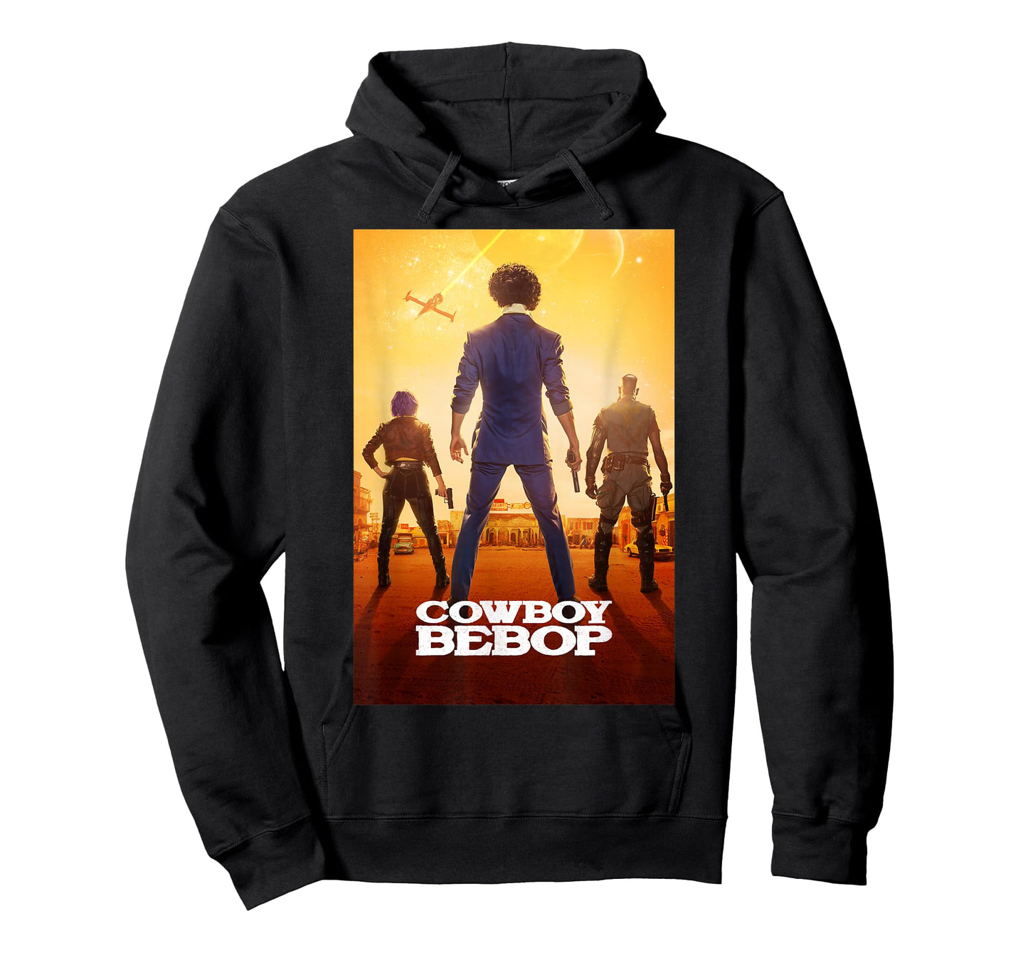 Cowboy Bebop Trio Chase Poster T-Shirt