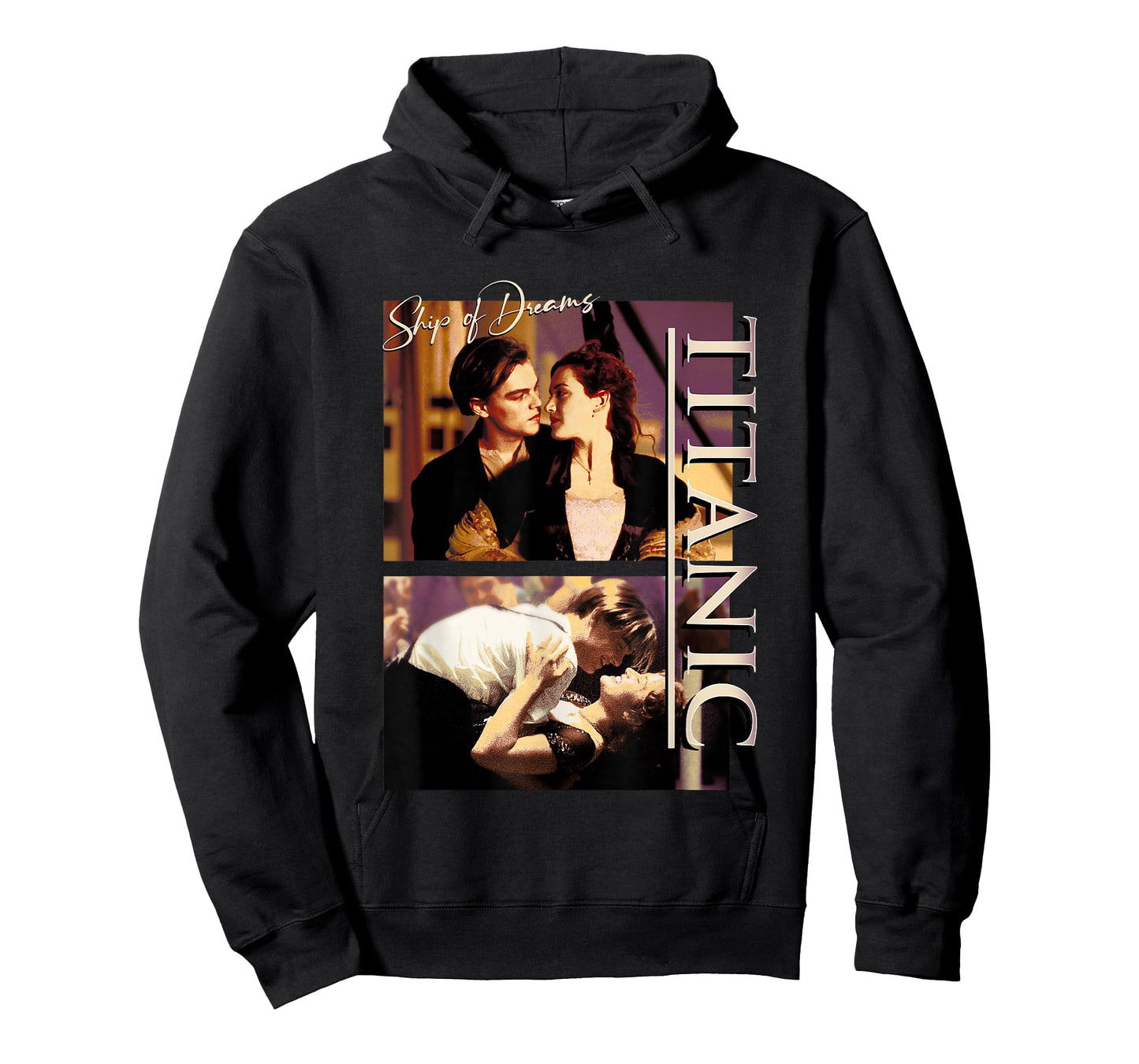 Titanic Iconic Jack & Rose Ship Dreams Vintage Chest Poster T-Shirt