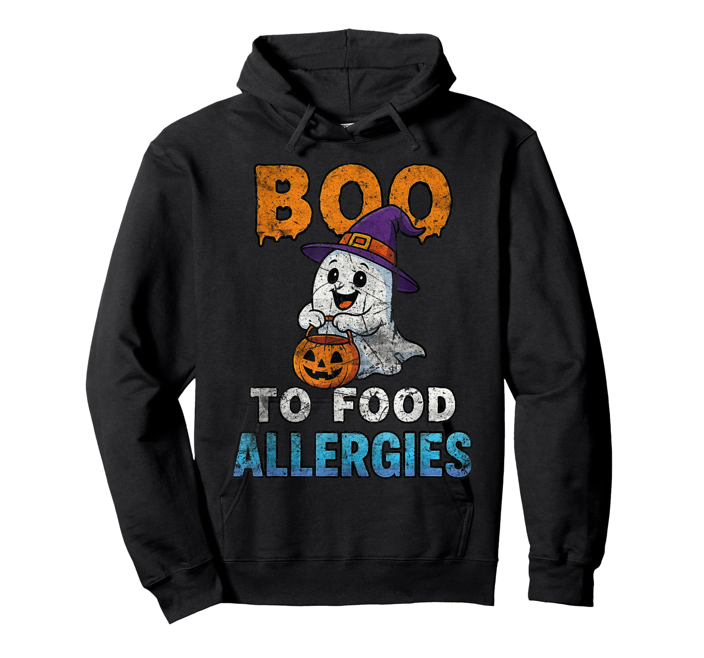 2025 Halloween Boo Food Allergies Ghost T-Shirt