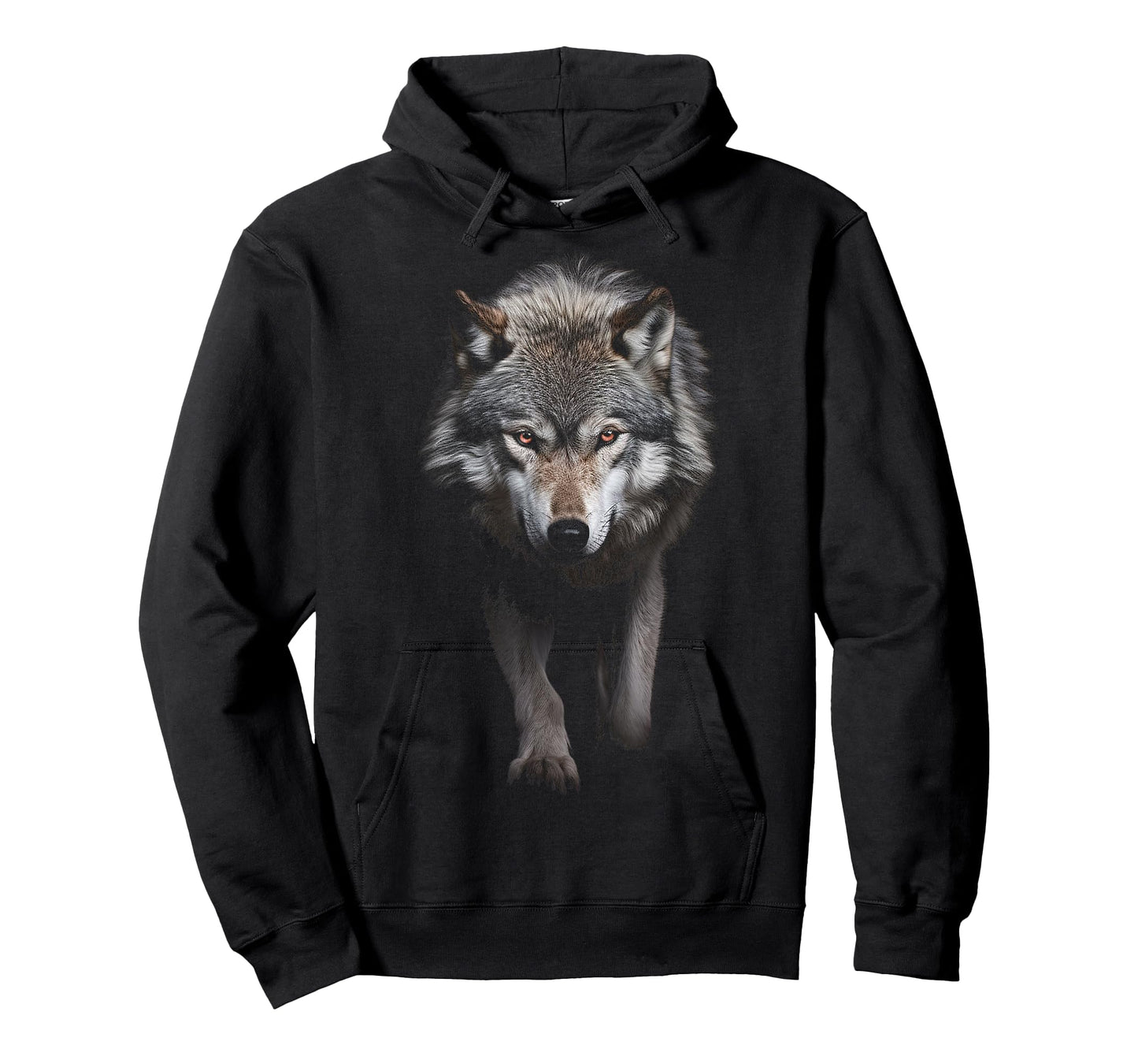 Wolf Animal Motif Illustration Wolf T-Shirt