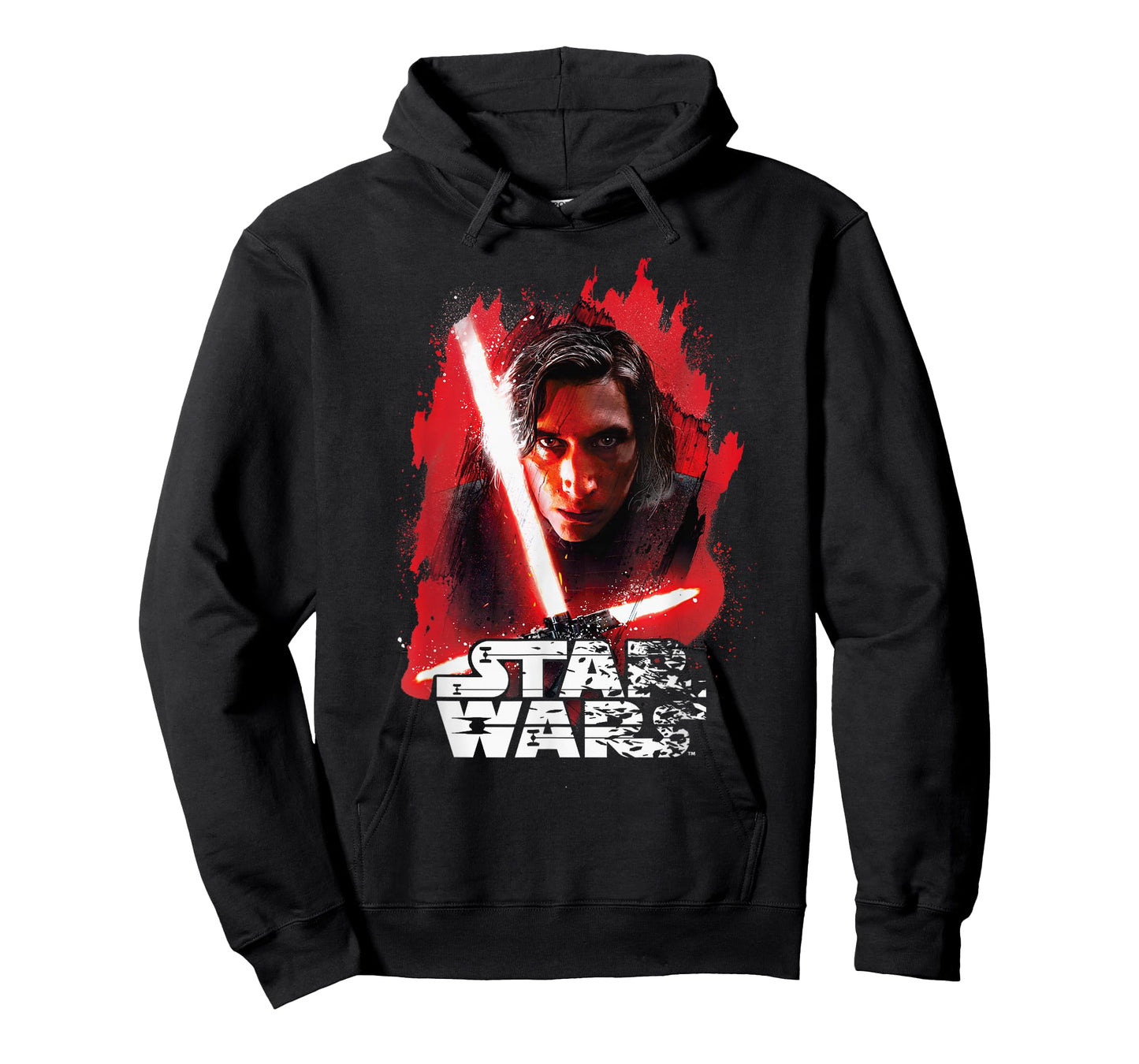 Star Wars Last Jedi Kylo Ren Paint Portrait Graphic T-Shirt T-Shirt