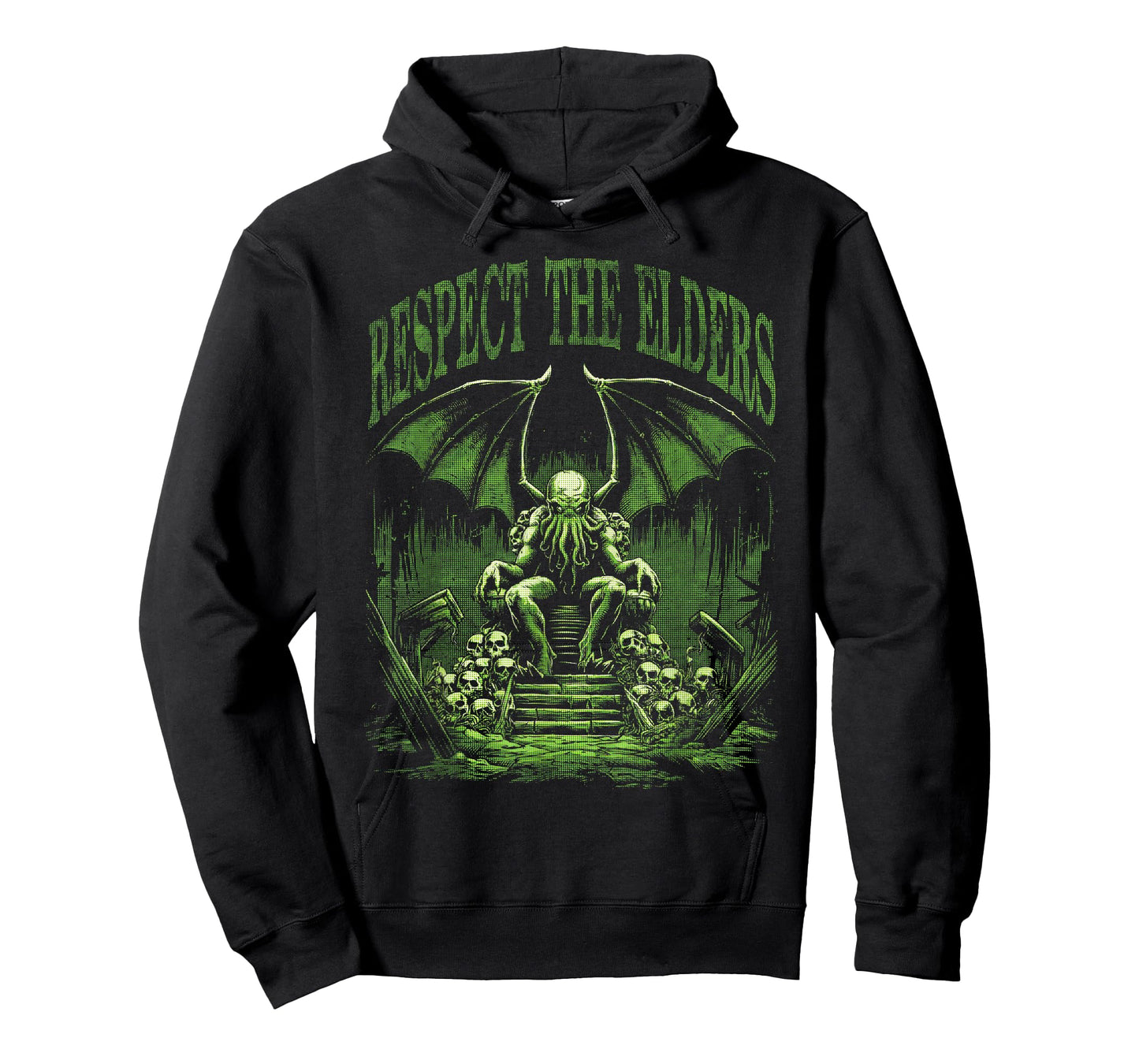 Cthulhu, Respect The Elders, Halftone Gothic Cthulhu T-Shirt