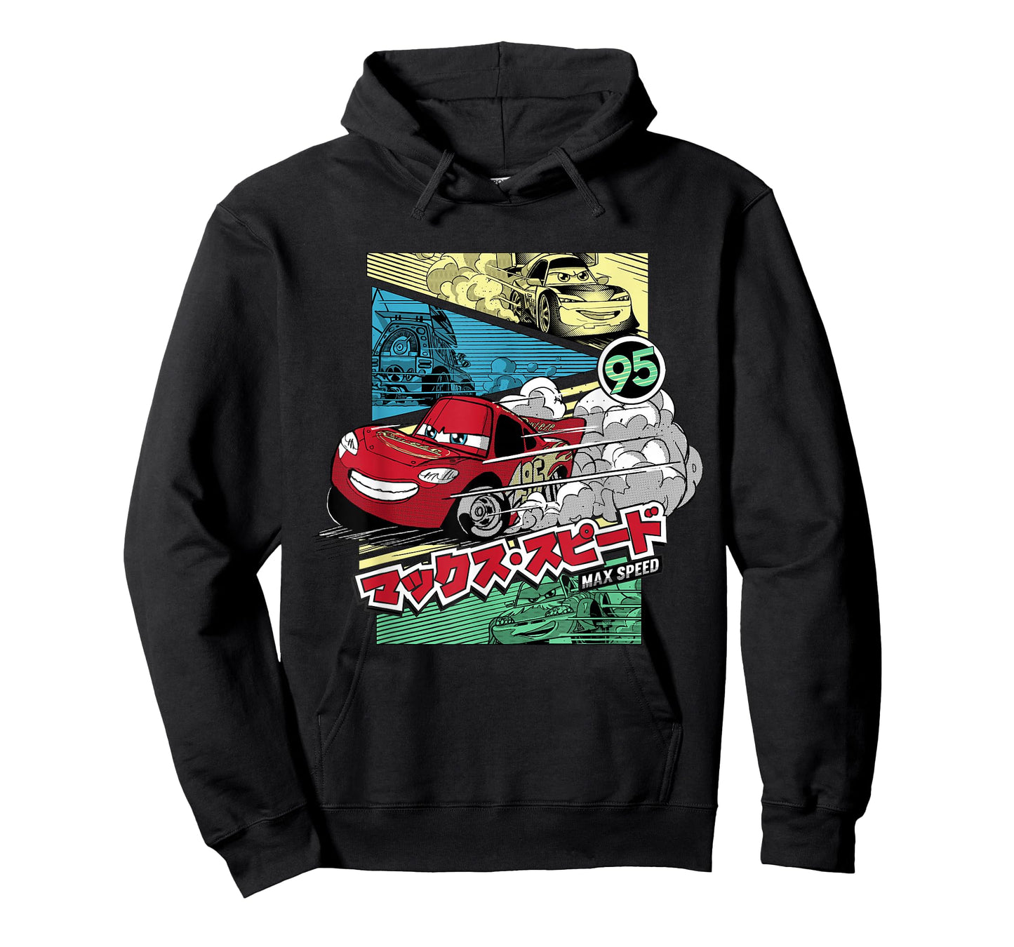Pixar Cars Lightning McQueen 95 Max Speed Japanese T-Shirt