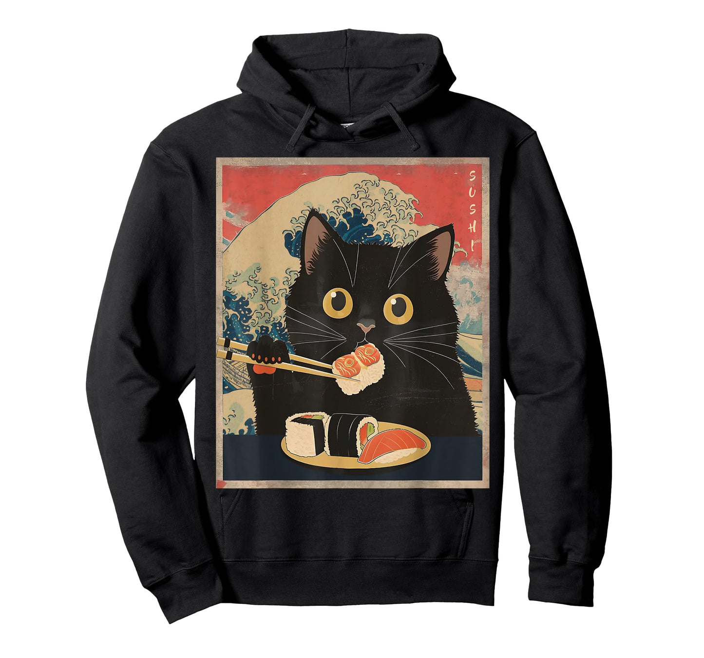 Sushi Cat Japanese Kawaii Sushi Cat Japan Anime Sushi Cat T-Shirt