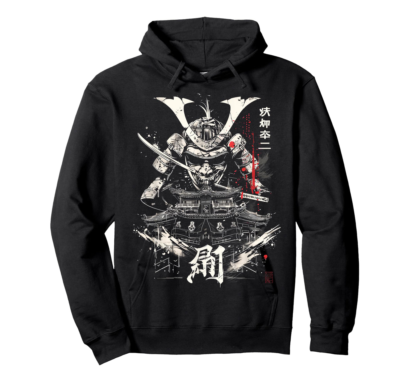 Anime Japanese Goth Castle Samurai Warrior T-Shirt