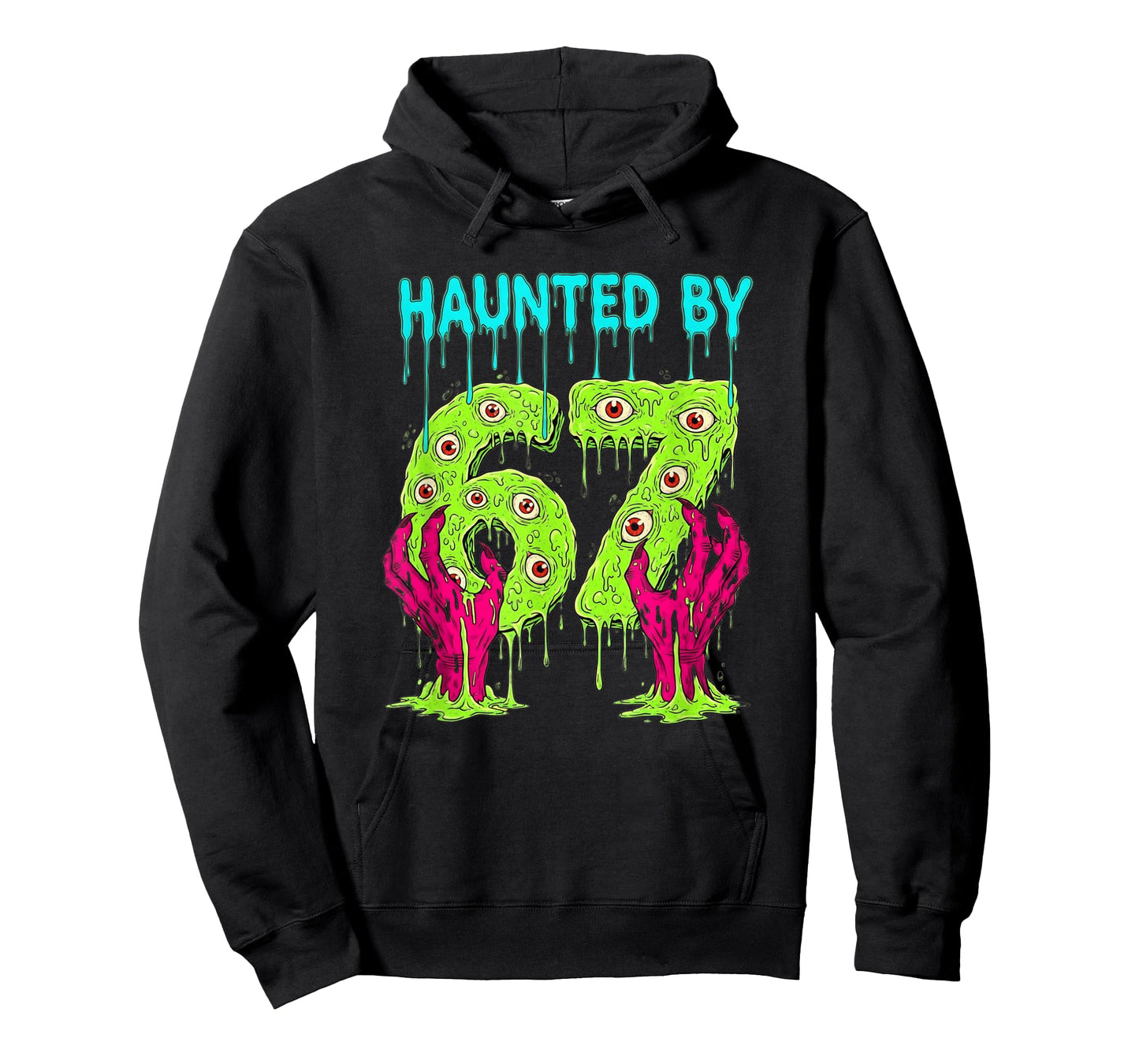 Haunted by 67 Funny Halloween Spooky Season Pumpkin Ghost 67 T-Shirt