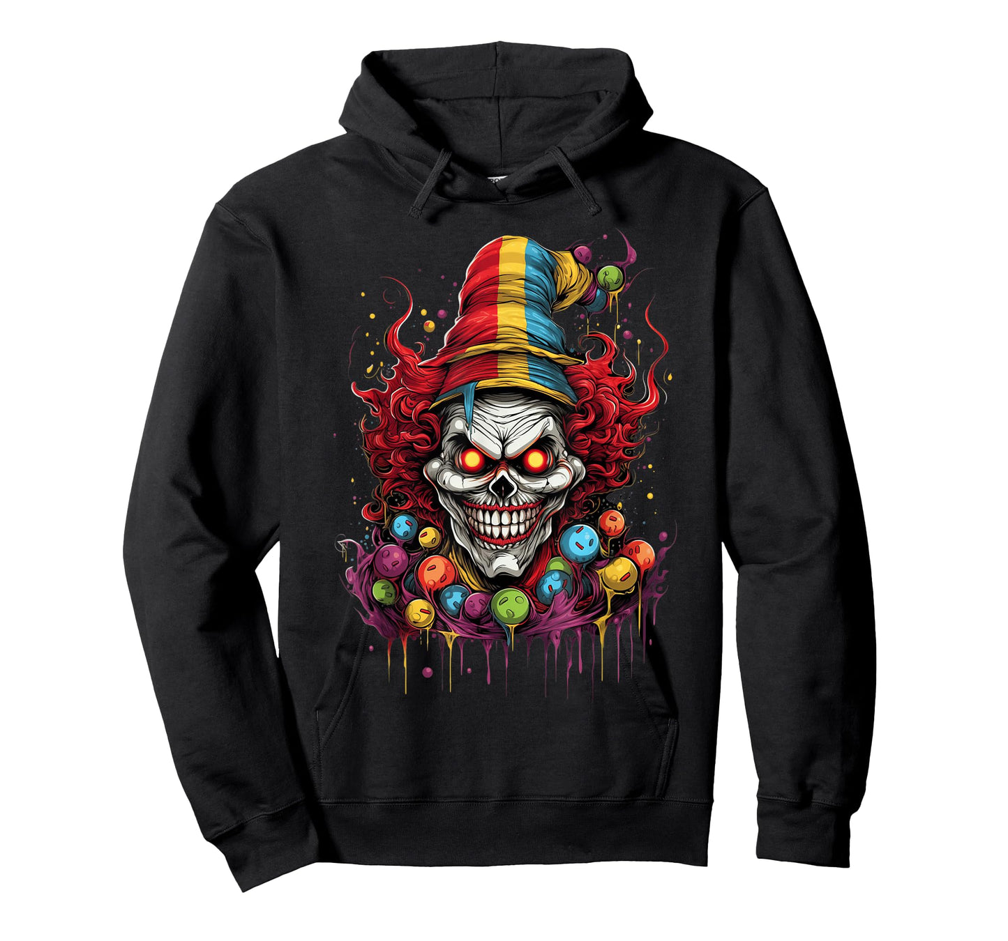 Terrifying Scary Evil Killer Clown T-Shirt