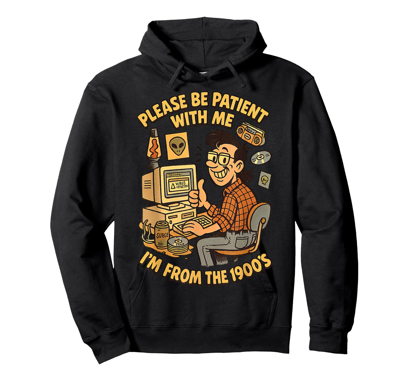 Please Be Patient With Me I’m From the 1900s | Vintage Geek T-Shirt