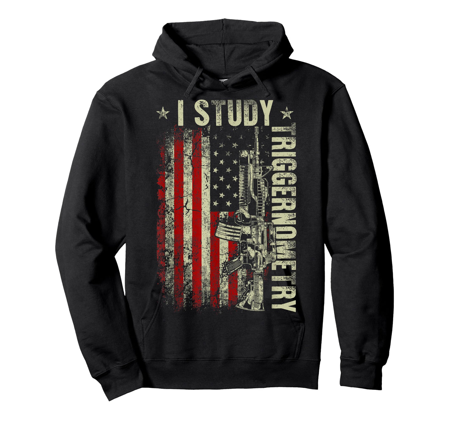 I Study Triggernometry Funny Pro Guns Trigonometry Math T-Shirt