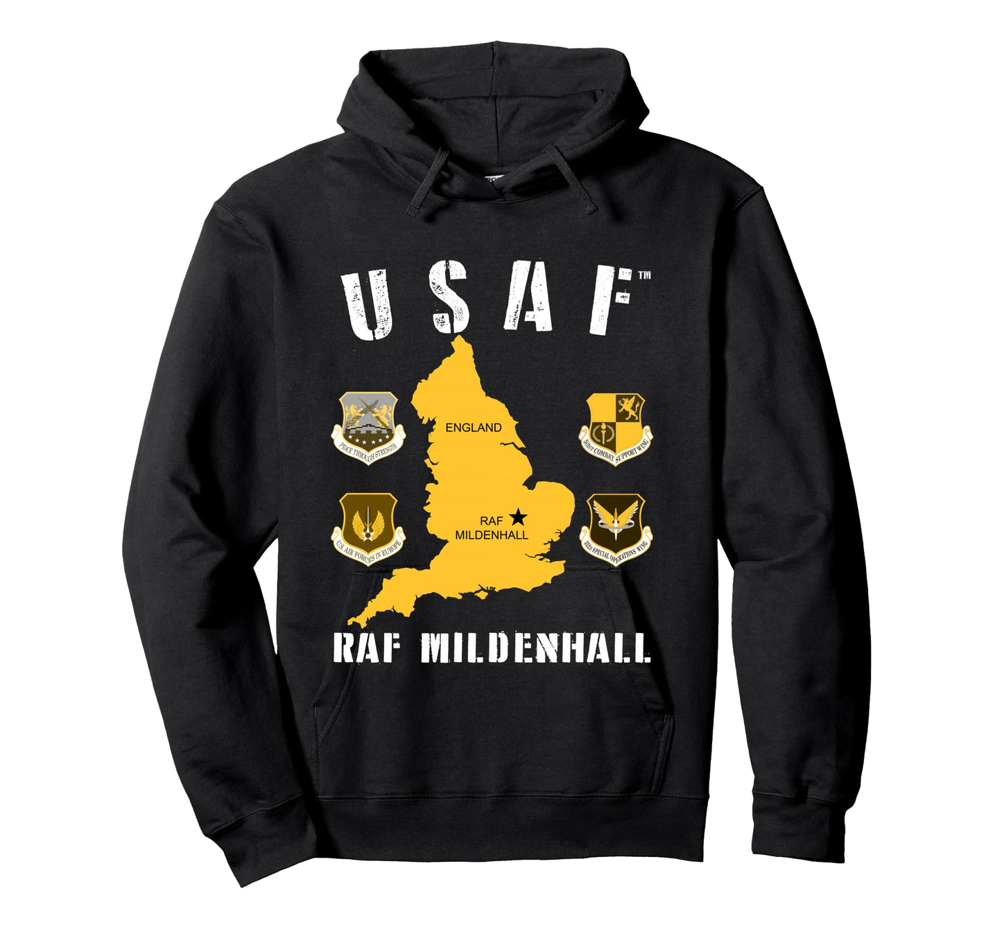 USAF RAF MILDENHALL Long Sleeve T-Shirt