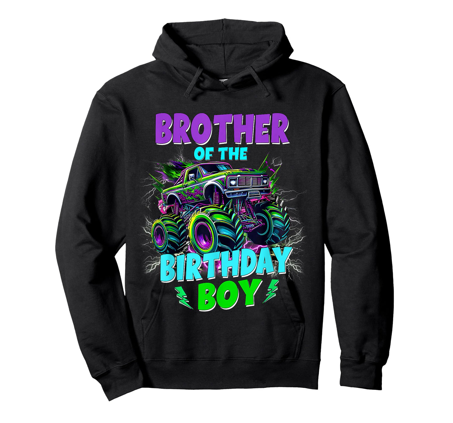 Brother of The Birthday Boy Monster Truck Family Matching T-Shirt