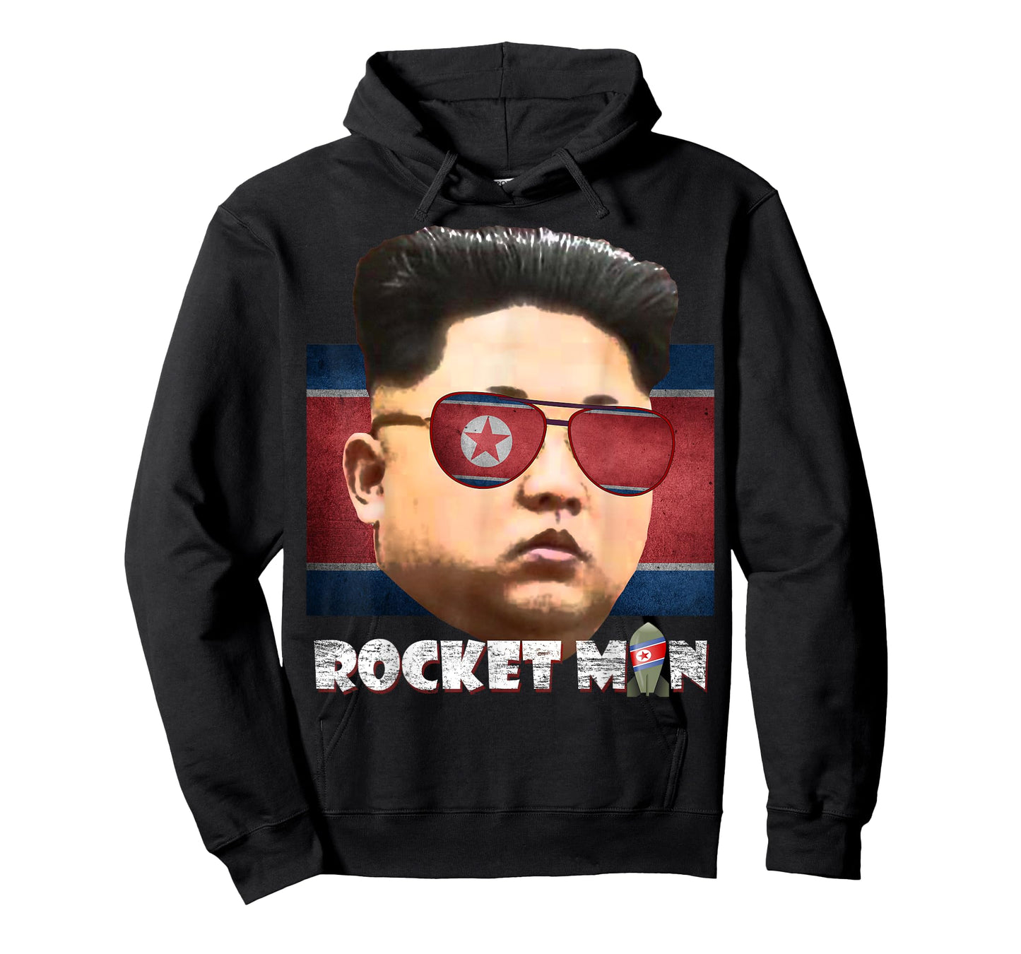 Cool Rocket Man Kim Jong-Un T-Shirt T-Shirt
