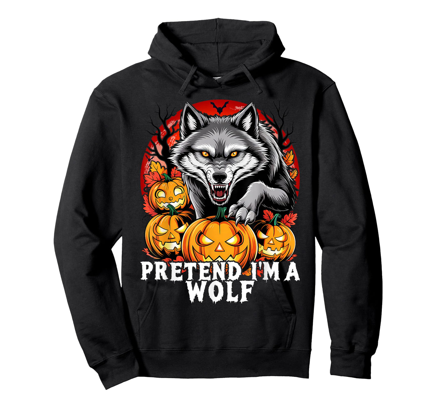Pretend I'm A Wolf Funny Halloween Costume Matching Group T-Shirt