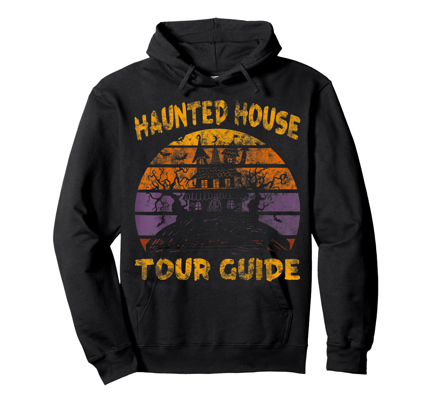 Vintage Haunted House Tour Guide Funny Retro T-Shirt