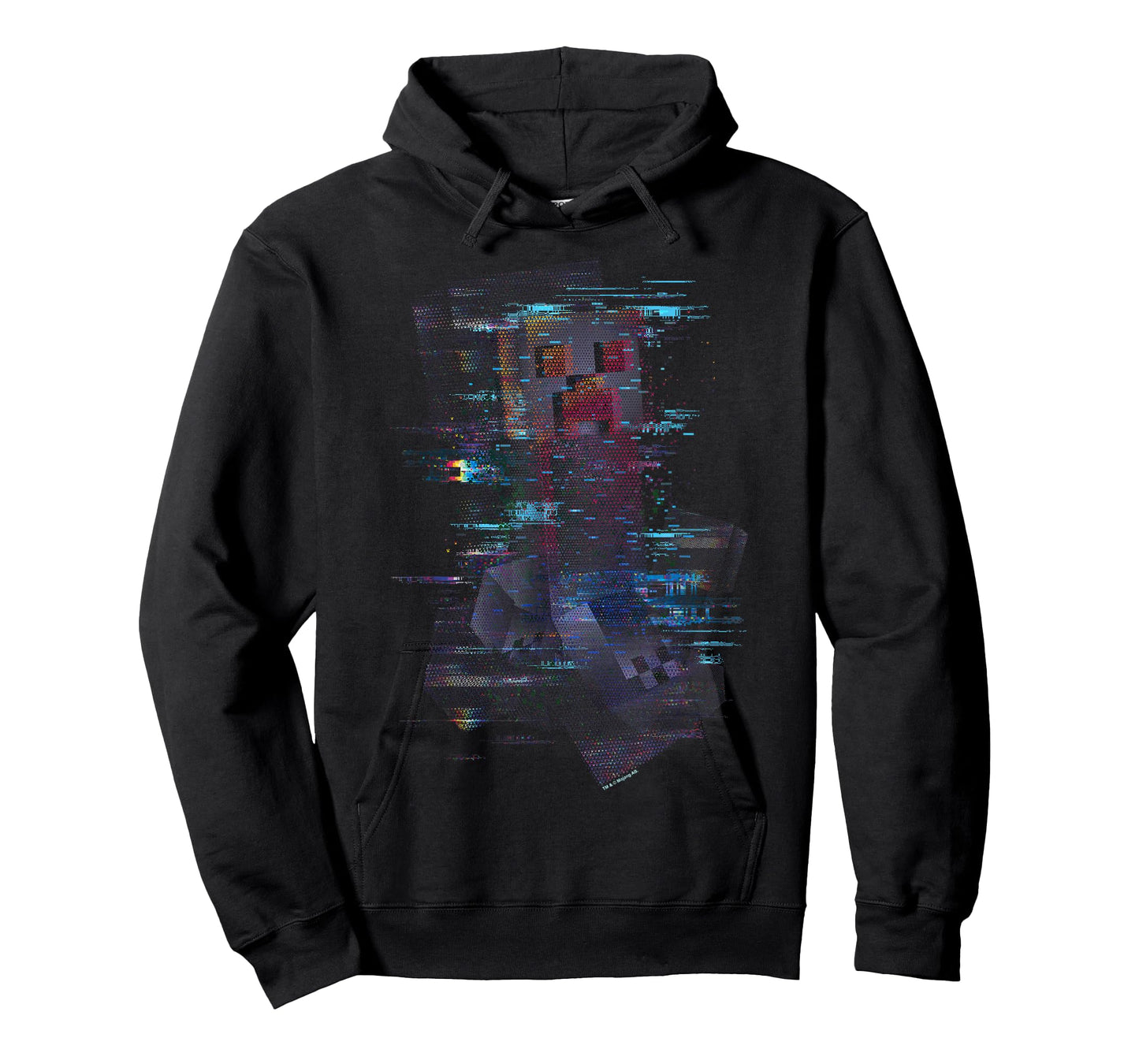 Minecraft Glitched Out Running Creeper Big Logo T-Shirt
