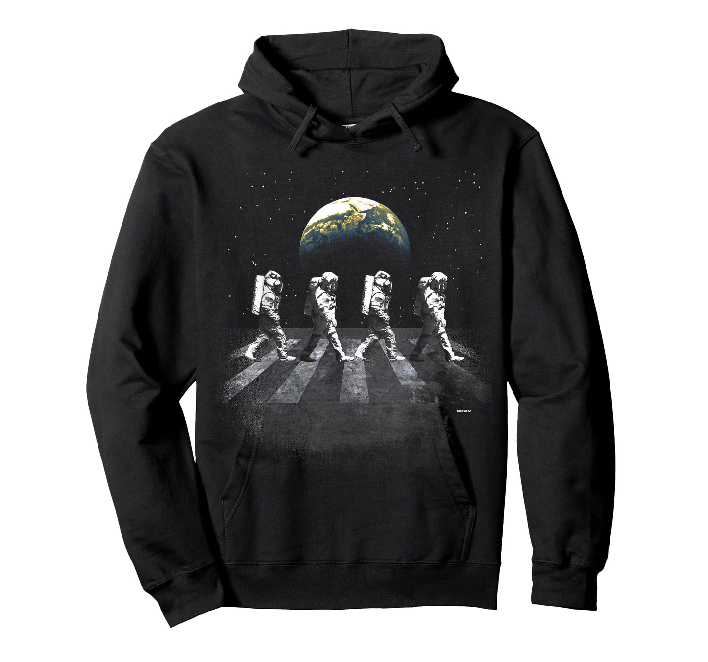 Astronauts in Walking in Space Earth Moon T-Shirt T-Shirt