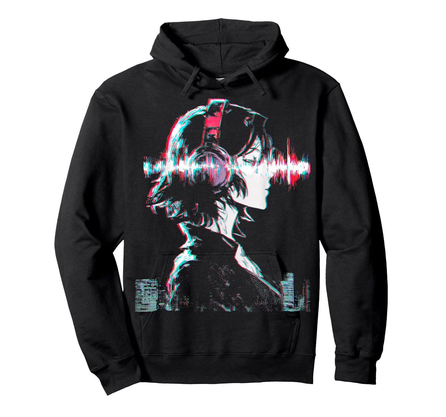 Anime DJ Music Headphones T-Shirt