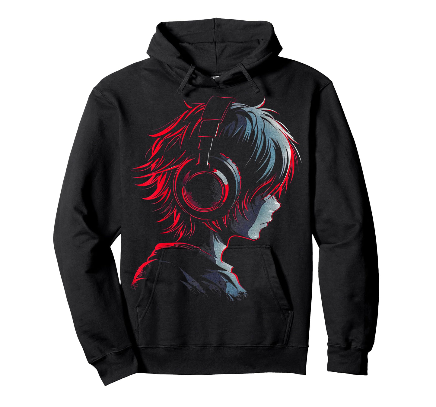 Anime Manga Graphic Headphone Artwork Anime T-Shirt