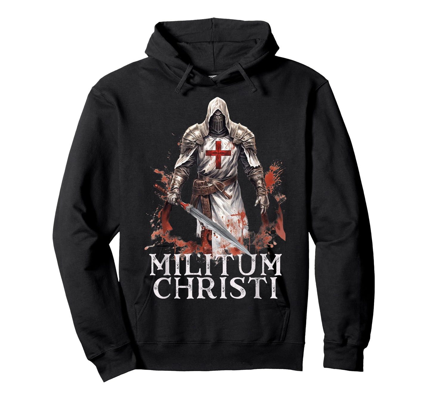 Modern Day Catholic Designs Catholic Knight Templar Crusader Cross T-Shirt