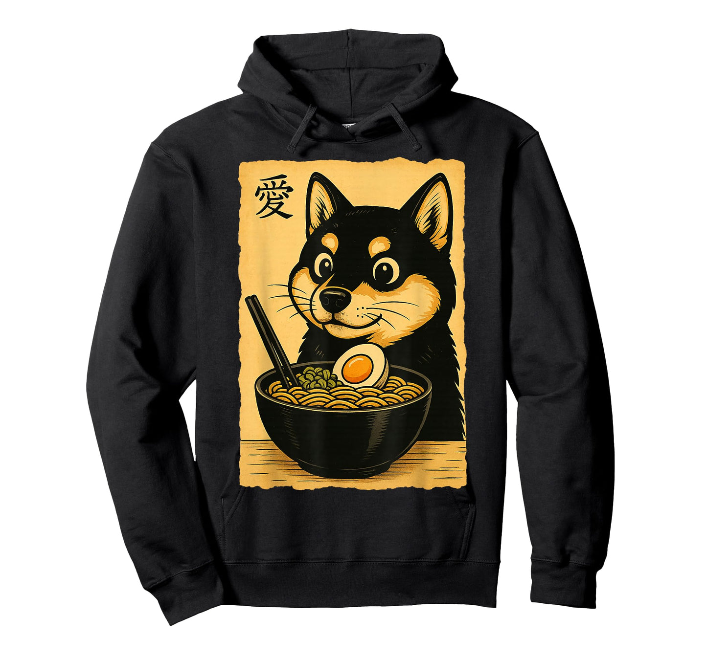 Funny Dog Ramen Graphic Japanese Kawaii Anime Dog T-Shirt