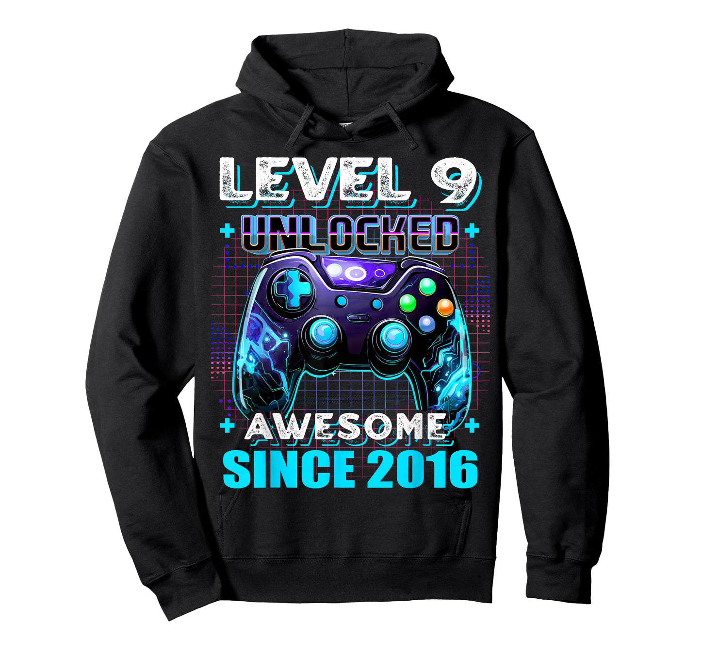 9th Birthday Boy Level 9 Gamer 9 Year Video Game Party T-Shirt