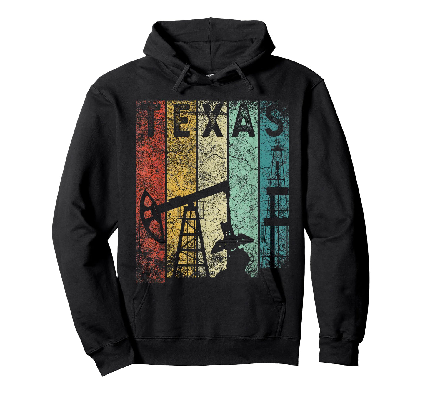 Texas Oil Rig Oilfield Industry For Oilman Oilwoman Men Gift T-Shirt