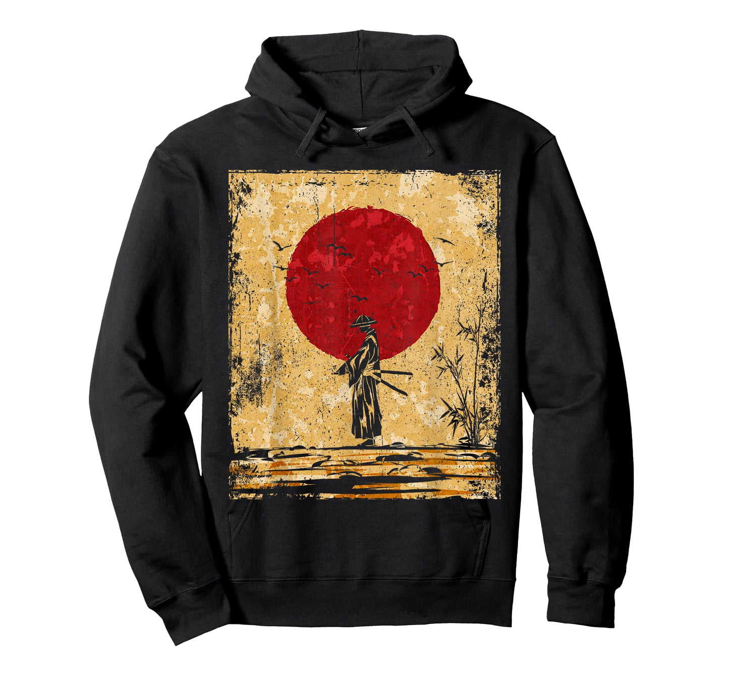 Samurai Japanese Art Vintage Fighter Retro T-Shirt