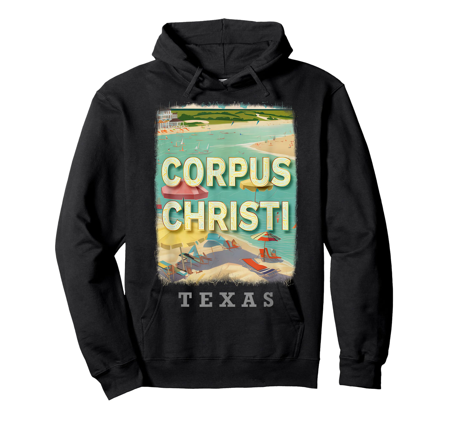 Corpus Christi Texas TX Beachside Bliss SD690 T-Shirt