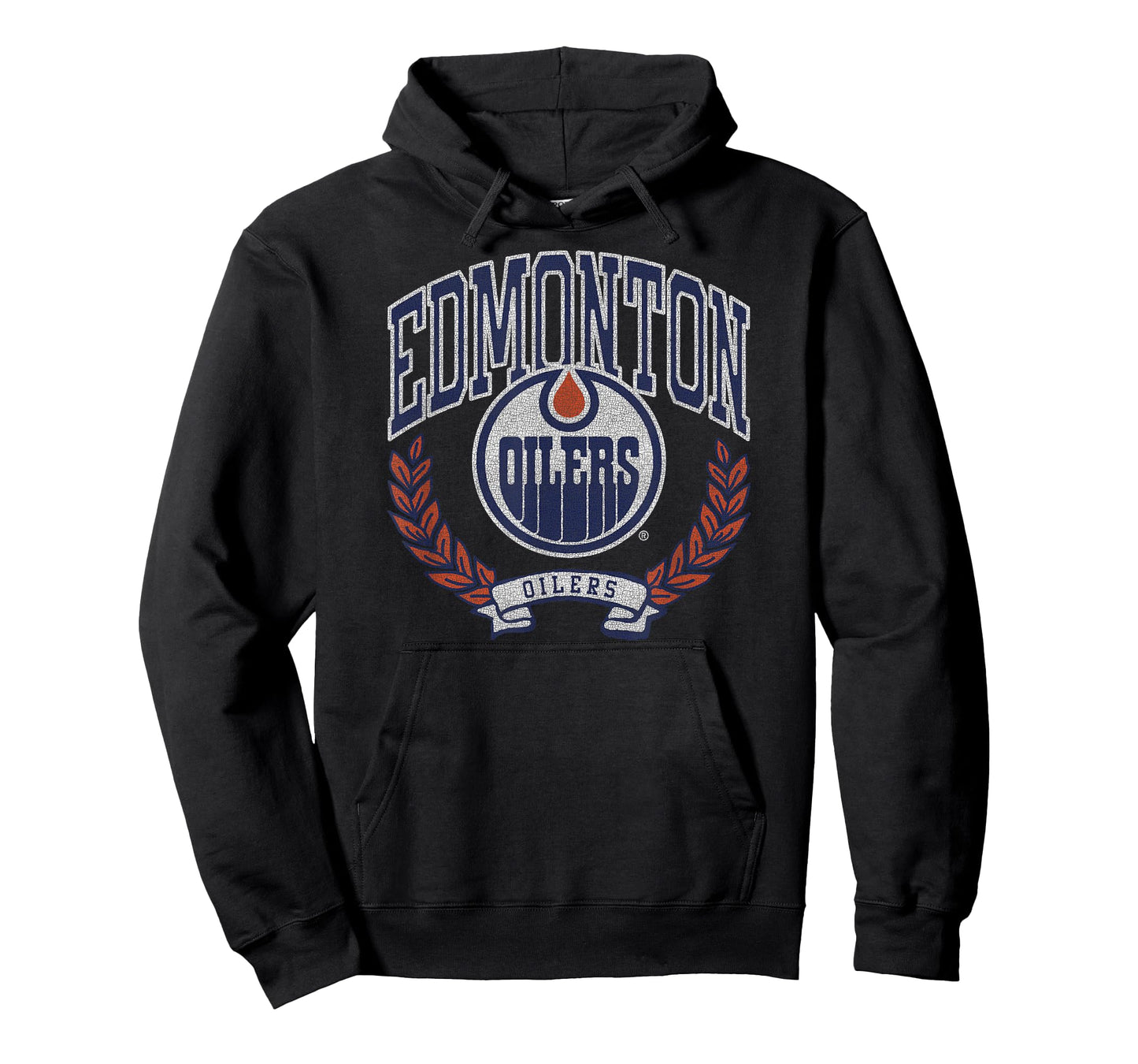 Edmonton Oilers Vintage Victory Dark Heather Licensed T-Shirt